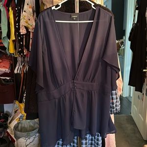 Blue dress shirt /blouse